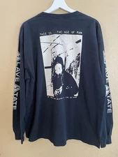 RARE Slave State Age Of Man XL Longsleeve T Shirt 80’s Radical Power Electronics