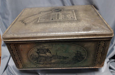 große Blechdose Eduscho Eduard Schopf Bremen Fabrikgebäude Bremer Motive