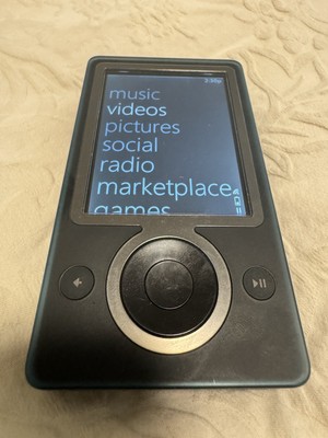 モバイル Microsoft Zune 30GB MP3 Player Model 1089 Black | Pre-Owned | eBay