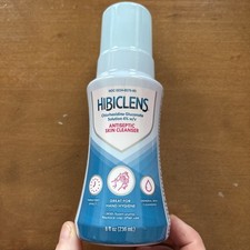 SEALED Hibiclens Antiseptic Skin Cleanser 8 oz 4 CHG Foam Pump New Exp 10/2026