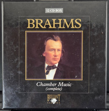 BRAHMS: "Chamber Music" (Complete) 12 CD Box Set released by Brilliant Classics.