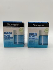 Neutrogena Hydro Boost Water Cream Moisturizer Fragrance Free 1.7 oz Lot Of 2