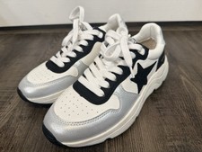 Vintage Havana Run Women s Sneakers White Grey Silver Black Star Lace-Up Size 6