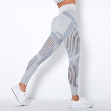 Women's High Waist Hip Lift Yoga Leggings Active Workout Fitness Pants XS-L