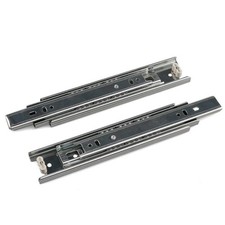 Drawer Slides, 8 Inch Full Extension 3 Section Ball Bearing Side Mounted Draw...