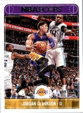 2017-18 Panini NBA Hoops Jordan Clarkson #109 Los Angeles Lakers Basketball Card