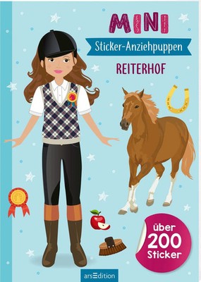Mini-Stick*r-Anziehpuppen - Reiterhof | Über 200 Stick*r | Taschenbuch | 40 S.