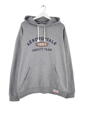 Aeropostale Varsity Team Hoodie Grau L Herren