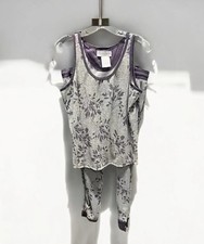 Live Love Lounge Karen Neuburger Pajamas Set Size L Excellent Condition