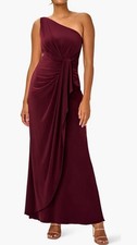NWOT Adrianna Papell Women's One-Shoulder Jersey Gown Size 12