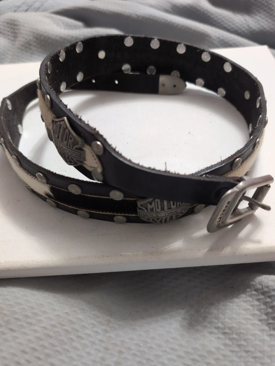 Harley-Davidson Studded Black Belts for Men for sale | eBay