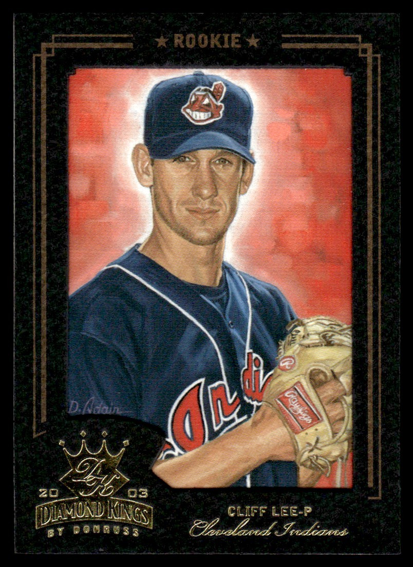 2003 Donruss Diamond Kings Gold Foil Cliff Lee 040/100 #152