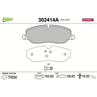 Valeo 302414A Bremsbelagsatz FüR Land Rover Discovery Range VAN L319 L322 L320