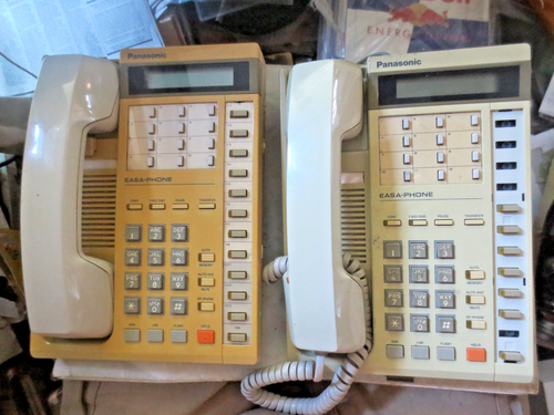 2 Panasonic Easa-Phone Digital Display Freisprecheinrichtung ungetestet KX-T30830 KX-T616