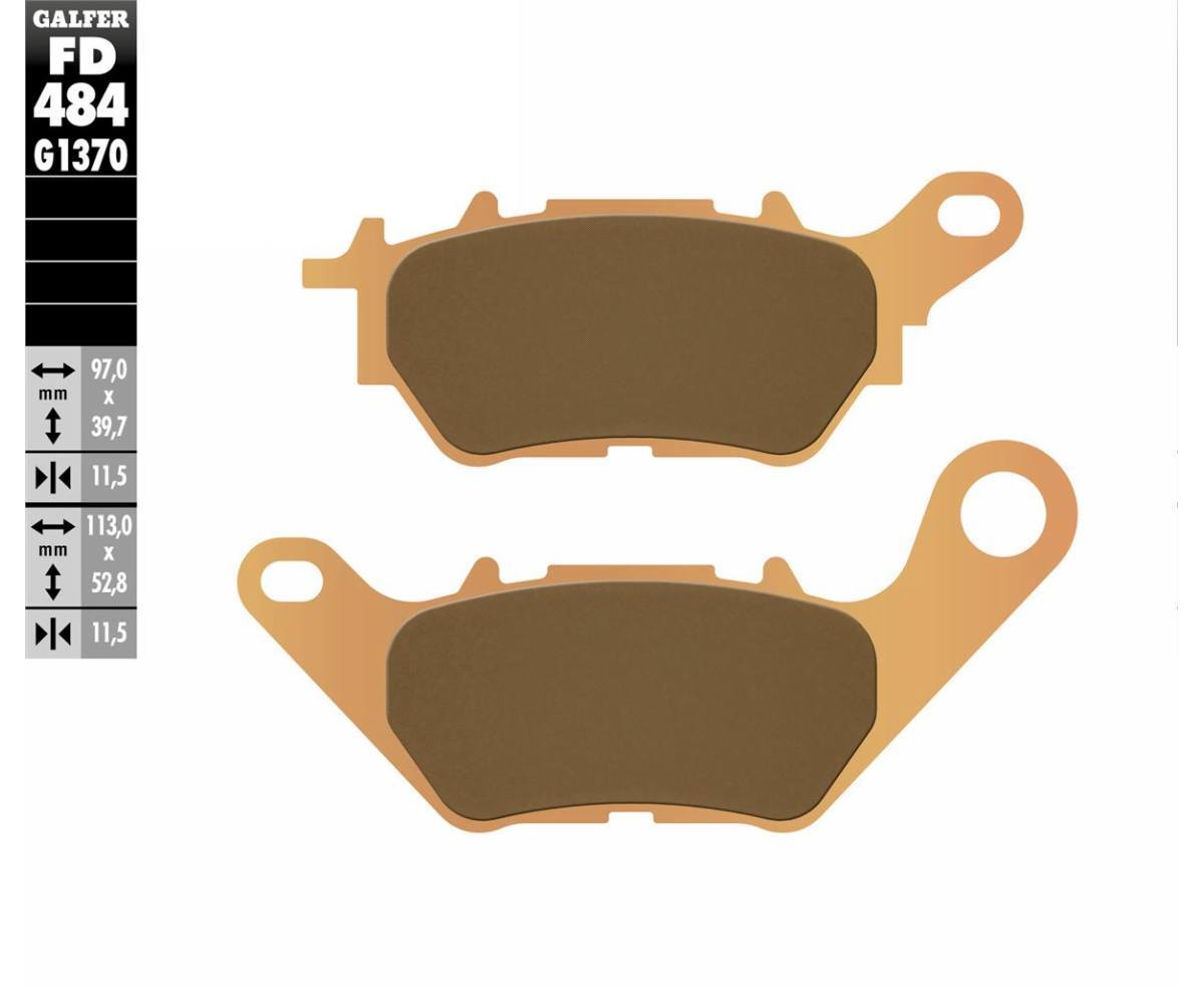 Galfer Rear Brake Pads YAMAHA YZF - R25 2015 FD484