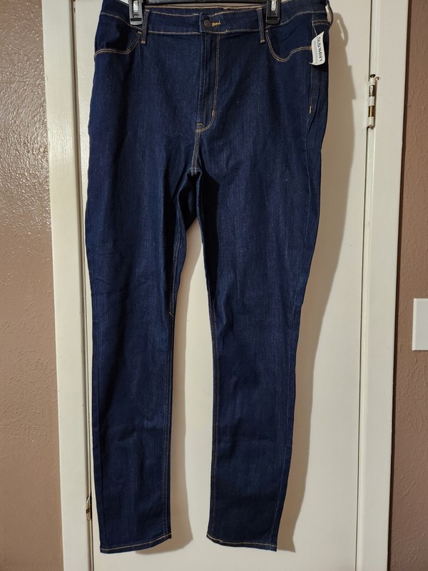 NWT Women's Old Navy Super Skinny Jean, Dark Denim, Size 18 Tall