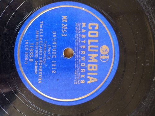 Artur Rodzinski, Cleveland Or – 78 rpm Columbia Set X205: TCHAIKOWSKY 1812 Over - Picture 6 of 19