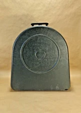  DRUM KIT CASE VINTAGE 60's Molded case Three Latch Dark Grey has a corner crack