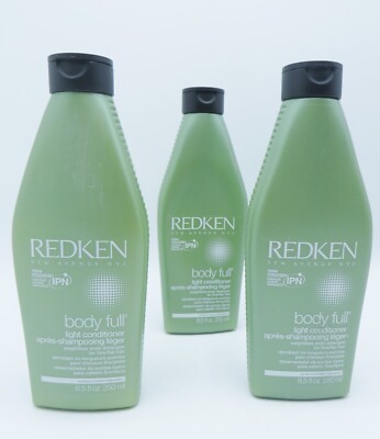 REDKEN BODY FULL LIGHT CONDITIONER 8.5 OZ 3 PIECES