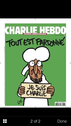 Charlie Hebdo Magazine Special Edition January 14 2015 UK Version
