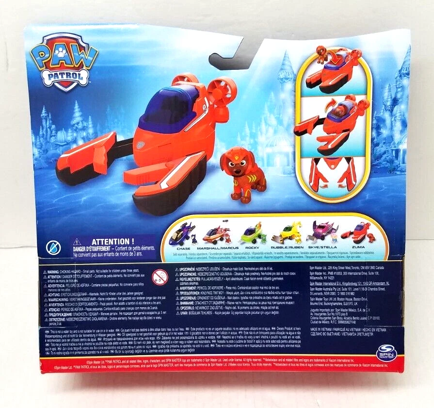 Juego de 6 figuras de acción y vehículos Paw Patrol AQUA PUPS en muy buen estado NUEVO Foto 4 de 4