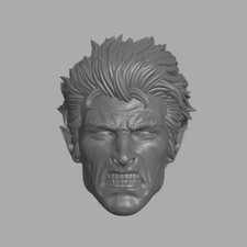 Nightcrawler X-Men '97 custom head for Marvel Legends & other action figures