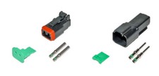 Black Deutsch DT 2 3 4 6 8 12 Pin Connector Electrical Kit 14-16 GA Contact