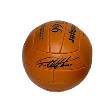 GEOFF HURST SIGNED FOOTBALL BALL SEE PROOF & COA 1966 WORLD CUP ENGLAND WEST HAM