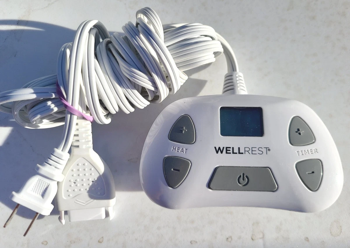 Wellrest Well rest PFI-DTC-FB1 Digital Electric Blanket 3-Prong Controller  Cord | eBay