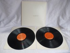 The Beatles White Album 2 record set With poster and cutouts
