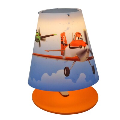 Philips Kinder LED Nachtlampe Warmlicht Schirm Flugzeuge Thema Jungen Mädchen Zimmer