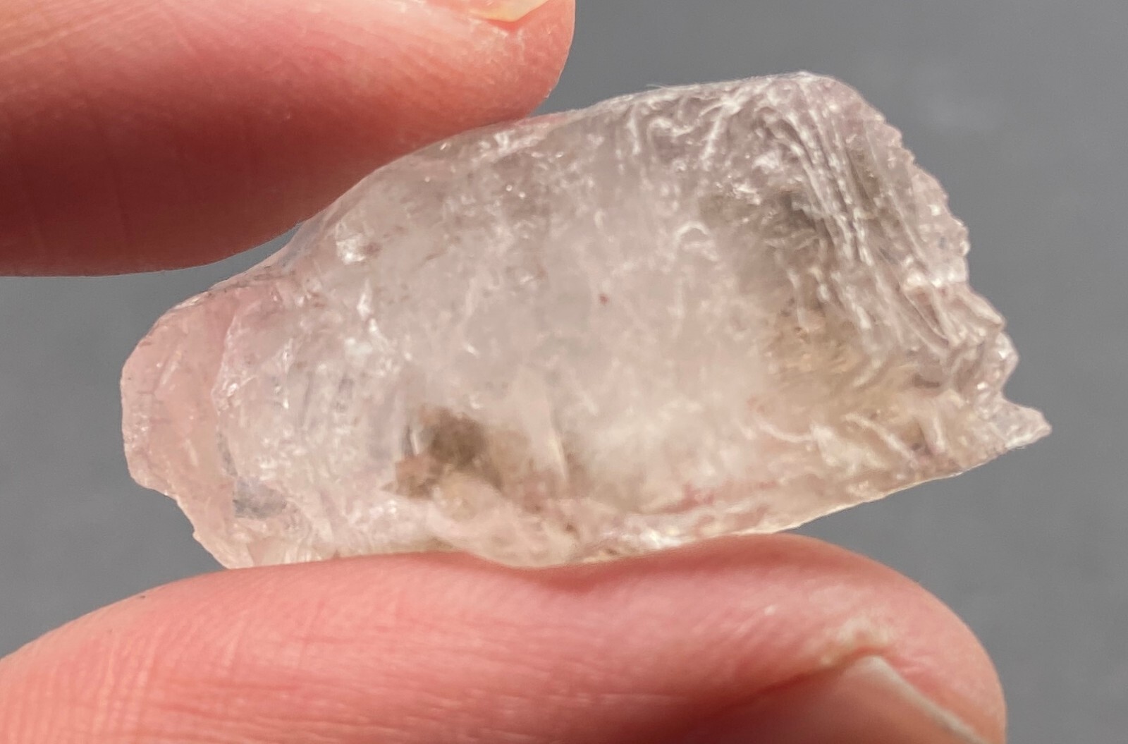 15 gram crystalized Rose Quartz on Smokey - Taquaral, Brazil crystal | eBay