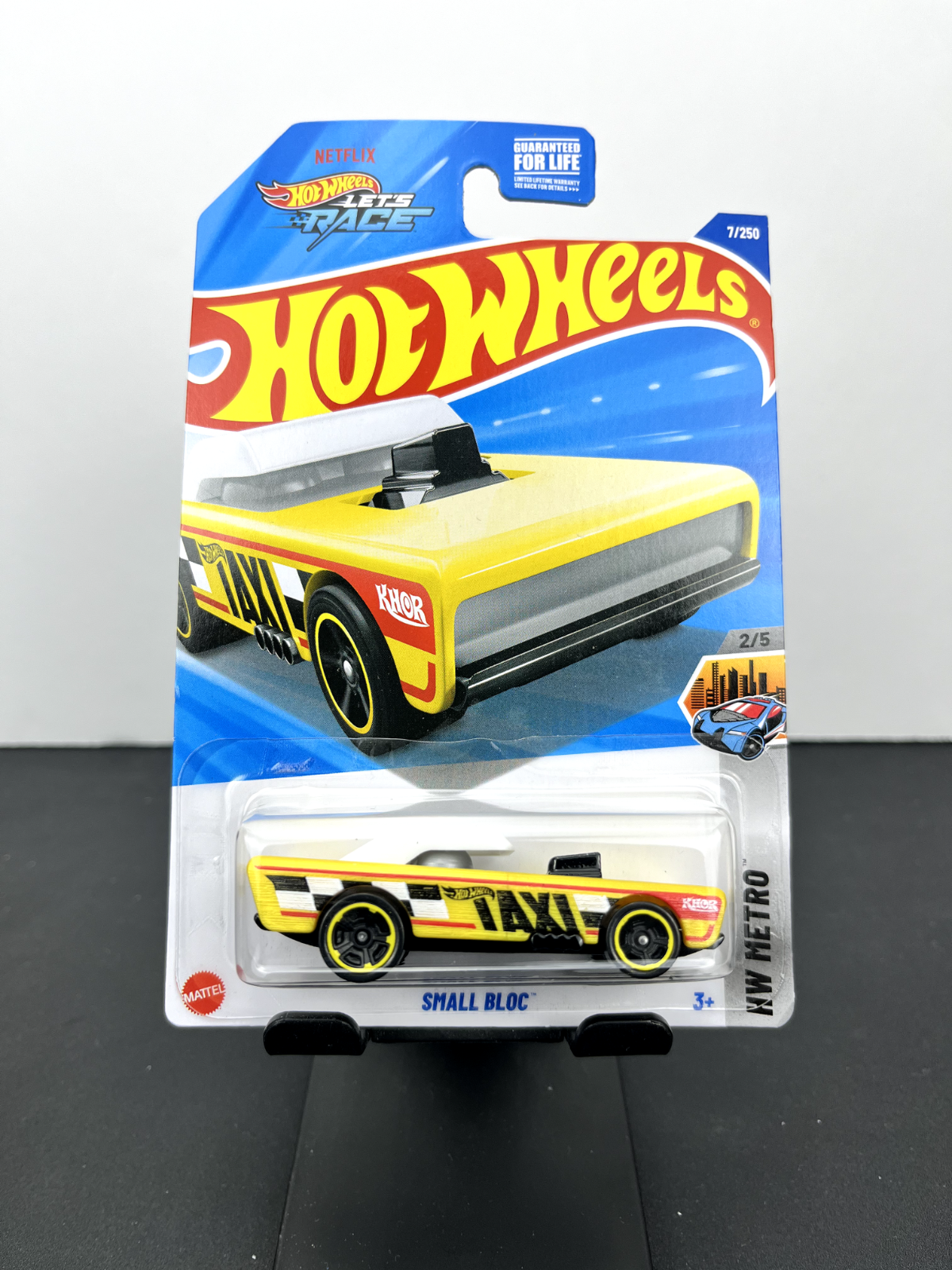 Hot Wheels 2025 Mainline A Case Metro Small Bloc Taxi Yellow Lets Race 7