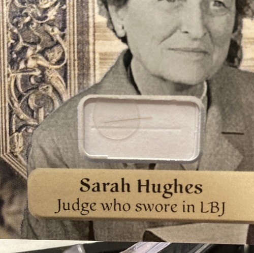 2024 Historic Autographs Prime DNA hair sample LBJ LYNDON B JOHNSON SARAH HUGHES - Picture 3 of 6