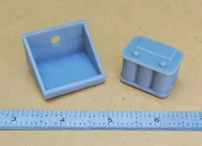 3D RESIN PRINTED 1/8 SCALE OPTIMA RACING BATTERY AND MOUNT DRAG DIRT TRACK 