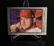MIKE  TROUT 💥 2021 Topps Gallery Masters of the Craft Insert Baseball #MTC-14