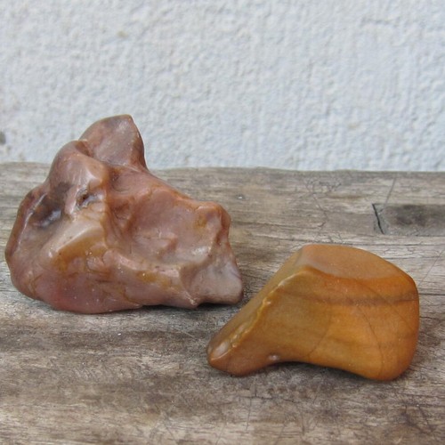 4 piezas Ventifactor natural de piedra Gobi/jaspe para Bonsai Suiseki pj225 - Imagen 3 de 4