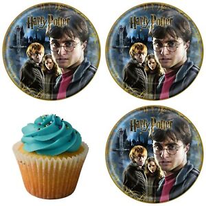 Harry Potter Tortenaufleger Party Deko Geburtstag Tortenbild Cupcake Neu Muffin
