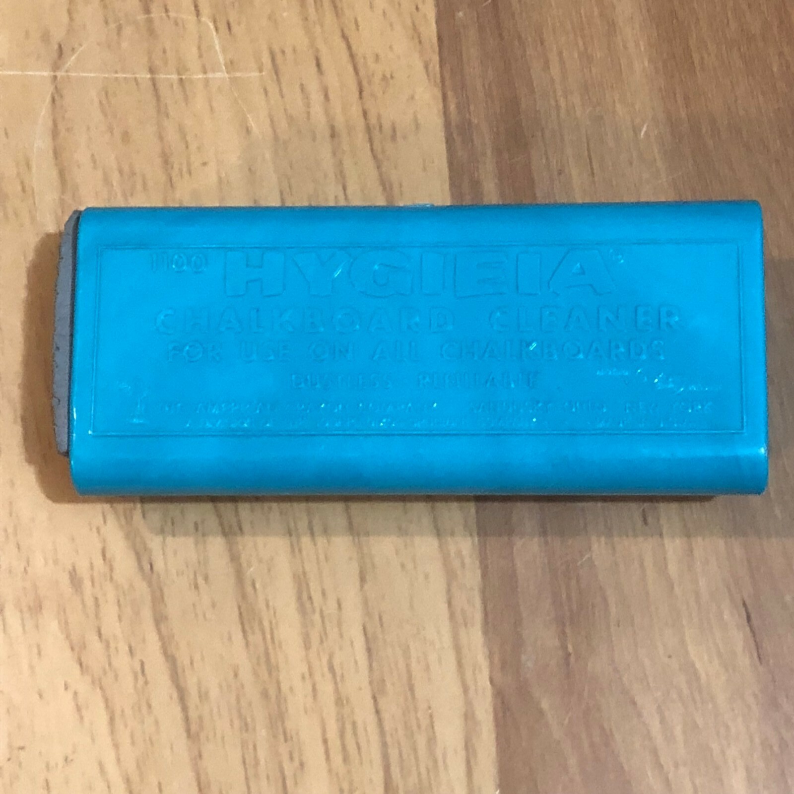 NOS Vintage Chalkboard Eraser Hygieia 1100 Plastic with Instructions Cleaner NEW eBay