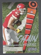 TRAVIS KELCE 2021 PANINI CONTENDERS CHAIN MOVERS SILVER FOIL #D 98/99