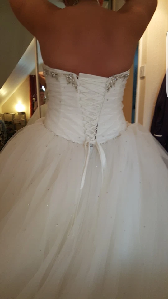 Ronald joyce wedding dress Lola size 20 (16-18) Princess Sweetheart Ivory - Image 3 of 4