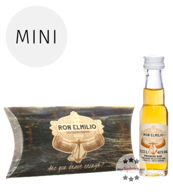 Ron Elmilio MINI   Selected Blended Premium Rum / 40% Vol. / 0,02 Liter Flasche