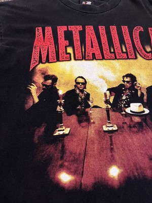 Metallica Vintage T Shirt 1996 Load Tour Concert 90's Rock Cigars Group  Giant
