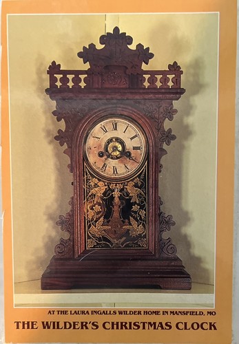 AK The Wilder's Christmas Clock, Laura Ingalls Wilder Home, Mansfield, Mo.