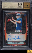 2019 Panini Obsidian E/E Orange Daniel Jones ROOKIE AUTO /50 #RA-DJO BGS 9.5 GEM