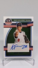 Andrew Jimenez 2023 Panini Stars & Stripes USA Baseball Blue Auto