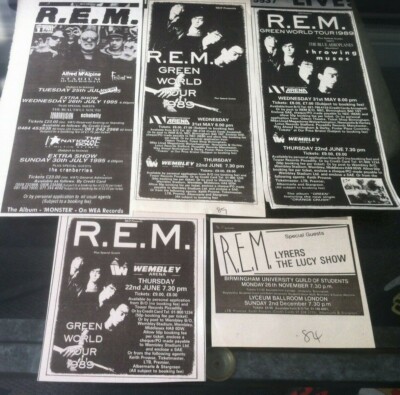 Poster Vintage REM - Tongue (1995) - Publicité Magazine Originale