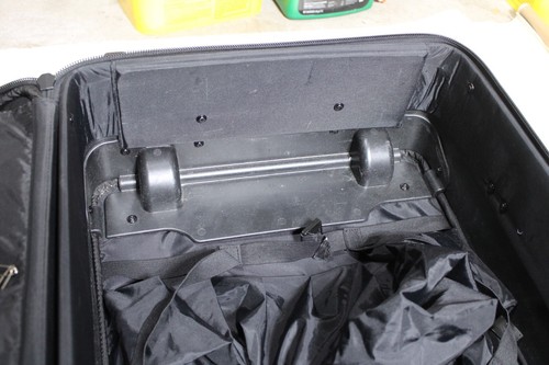 Briggs & Riley Upright 24” black 2-Wheel Rolling Suitcase Luggage garment - Picture 4 of 16