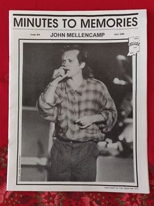 1994 Fall Issue #24 John Mellencamp "Minutes To Memories" Fan Club Magazine