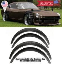 1.75" Front 2.75" Rear ABS Flexible 4 Pieces  Wide Fender Flares For Mitsubishi